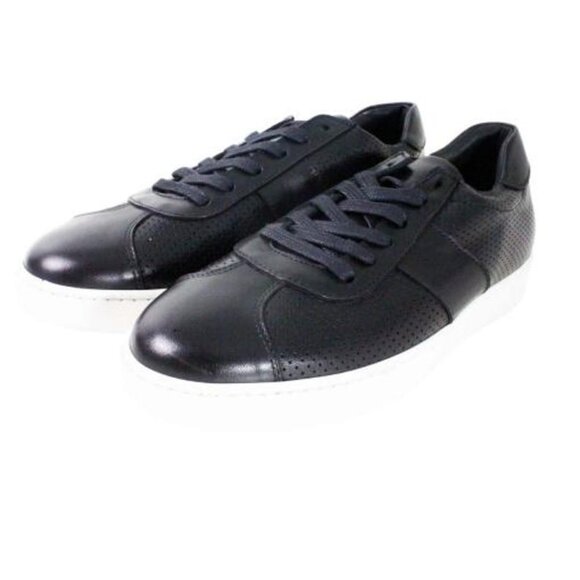 Italian Handmade Men\'s Leather Sneaker/ John Black Leather Sneakers / Men’s Spor main image 8